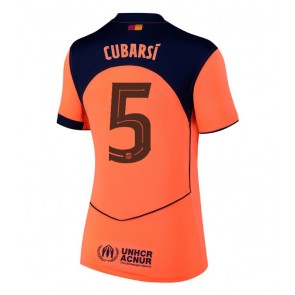 Lacne Ženy Futbalové dres Barcelona Pau Cubarsi #5 2025-26 Krátky Rukáv - Tretina